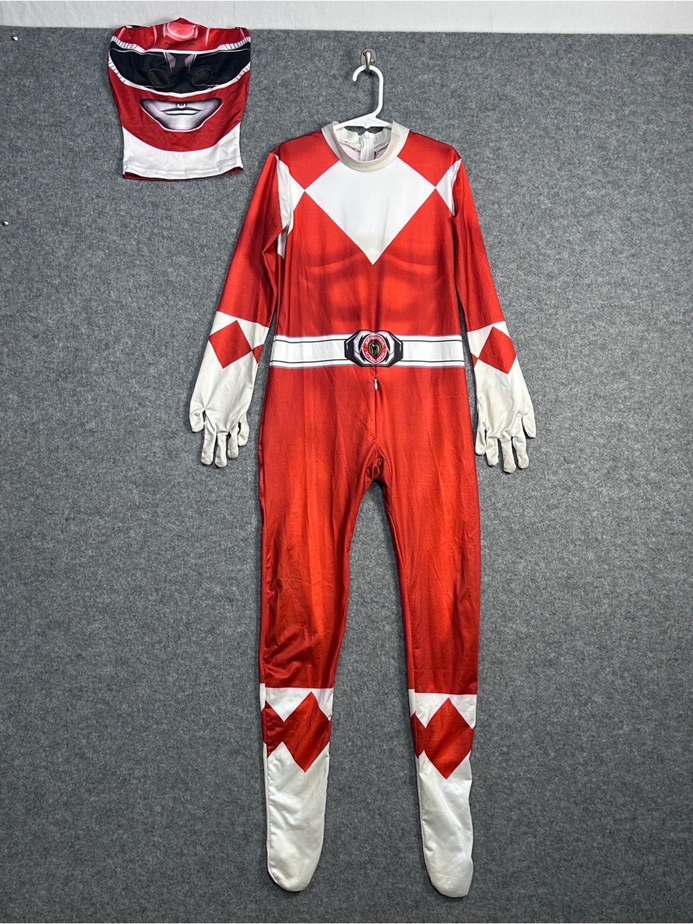 Red Ranger Kids 7-8 Costume Jumpsuit Japanese Power Ranger Cosplay Halloween